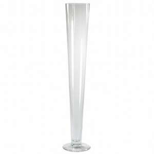 28 Tall Thin Modern Vase Glass Vase Wedding Decor  