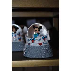  Disney World Epcot Center Flags Mickey Mouse Mini Snowglobe 