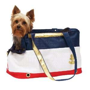 Pet Dog Nautical Stripe Carrier Tote Bag Small Kitchen 