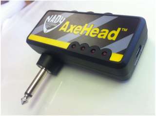 Nady AxeHead Miniature Headphone Guitar Amp Brand New Product Axe Head