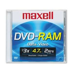  DVD RAM Disc 4.7GB 3x w/Jewel Case Silver
