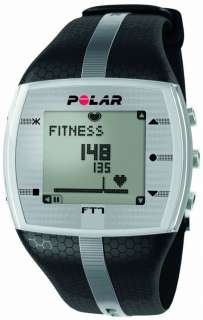 Polar Heart Rate Monitor Black/Silver Watch FT7M 725882543796  