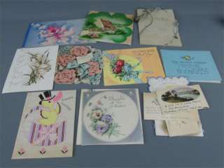 Vintage/Antique Lot of Greeting Cards Holiday Thoughts  