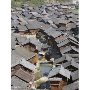  Traditional Wooden Houses in Zhaoxing Dong Ethnic Village 