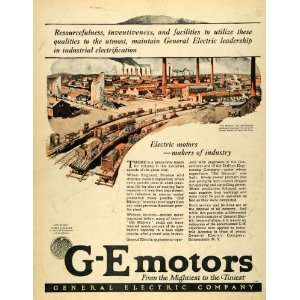  1919 Ad General Electric Motor Vehicle Schenectady 