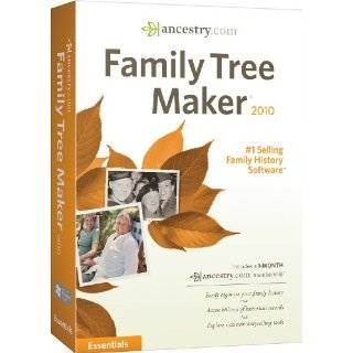 Family Tree Maker 2010 Essentials [OLD VERSION] by Nova Development US 