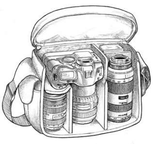 Tamrac 3360 Aero 60 Camera Bag Black/Grey fits Nikon D90 D300s D7000 