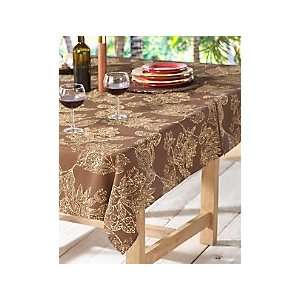   Bahama Woodrift Floral Zipper Tablecloth 70 Round