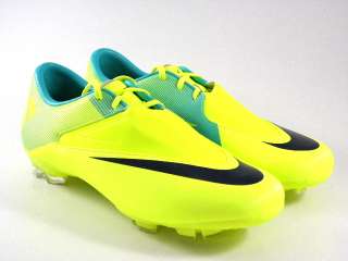   Glide FG Brazil Volt Green/Black Soccer Cleats Boots Men Shoes  