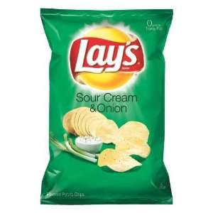  Lays Sour Cream & Onion Flavored Potato Chips, 10oz Bags 