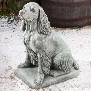 Campania International Pal The Cocker Spaniel Cast Stone Garden Statue 