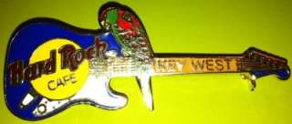 HRC Hard Rock Cafe KEY WEST Parrot GUITAR PIN  