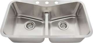Undermount Stainless Steel Half Divide Kitchen Sink New  