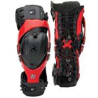 Asterisk Cell Black Red Right Knee Guard Brace Small  