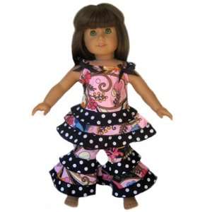   New BUTTERFLY DOT Outfit fit AMERICAN GIRL DOLL clothes Toys & Games