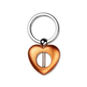  Beadable Heart Key Chain   Copper Arts, Crafts & Sewing