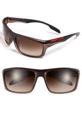 Prada Sport Wrap Rectangular Sunglasses $250.00