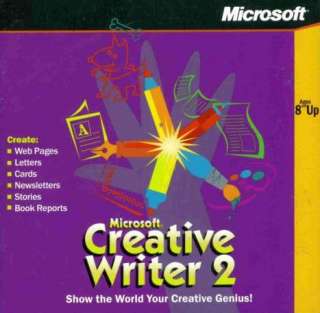  Writer 2 PC CD kids word processor, create letters, cards, web pages