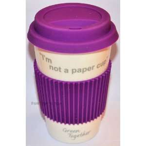   Insulated Ceramic Eco Cup Travel Mug with Silico