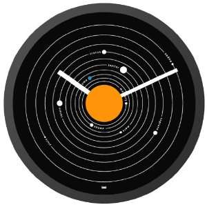  Solar System Wall Clock: Home & Kitchen