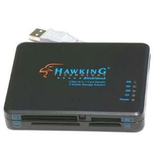 Hawking CR6U 6 in 1 Universal Memory Drive   Card reader ( MS, SD, SM 