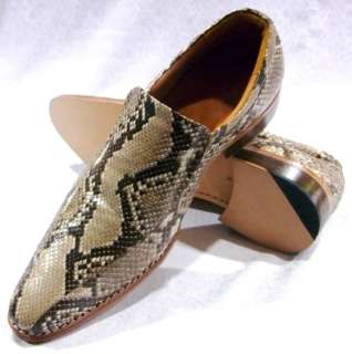 Premium!! GENUINE PYTHON SNAKE SKIN LEATHER LOAFERS MENS SHOES  