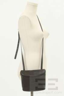 Longchamp 2 Piece Black Pebbled & Patent Leather Crossbody Bag Set 