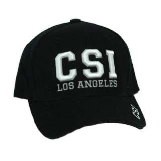 CSI LOS ANGELES DELUXE LAW ENFORCEMENT BLACK CAP  