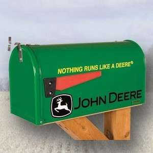 John Deere Mailbox Mail Box Rural Runs like a Deere  