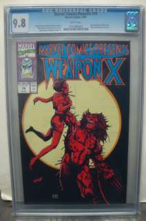 MARVEL COMICS PRESENTS #76 cgc 9.8 Wolverine WEAPON X  