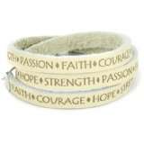 dillon rogers it s a wrap faith courage vanilla bracelet $ 56 00 