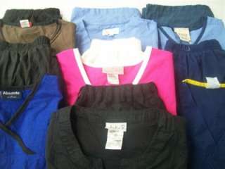 Medical Dental Scrubs Lot of 7 Solid Outfits Sets Size XS Extra Small 