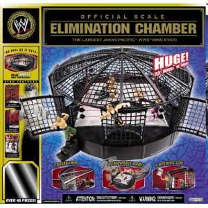  WWE Revolution Elimination Chamber Wrestling Ring Toys 