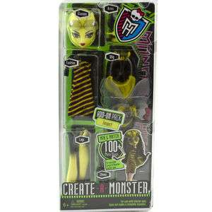 MONSTER HIGH CREATE A MONSTER INSECT ADD ON PACK 746775088422  