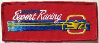 MOLSON EXPORT RACING Beer PATCH with CAR, CANADA Jacket  