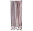 paul smith pink striped silk woven fringe scarf