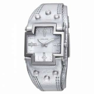 Police Womens PL 11598MS/04 Glory X Silver Dial Watch   designer 