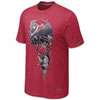 Nike NFL Tri Blend Helmet T Shirt   Mens   Texans   Red / Navy
