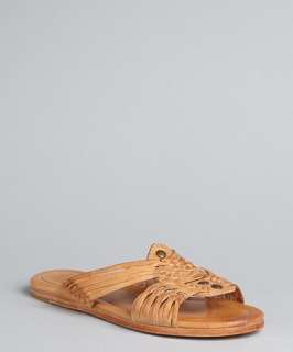 Frye natural leather Jacey Huarache Slide sandals