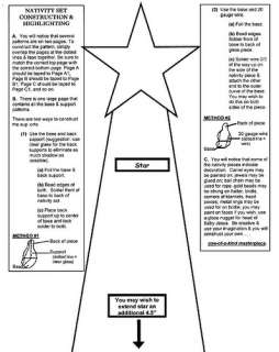 Stained Glass NATIVITY PATTERNS (21) FREE STANDING ~ Create a family 