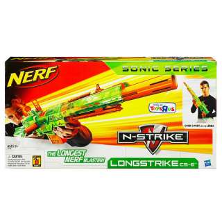Nerf N Strike Longstrike CS 6 Blaster   Sonic Series Green  