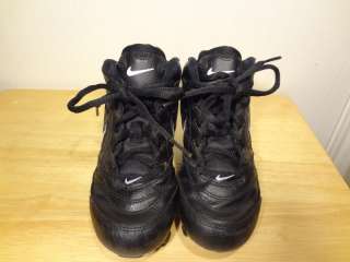 NIKE Black Baseball/Softball Cleats GIRLS or BOYS Youth Size 12 Shoes 