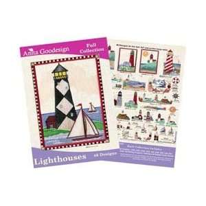 Anita Goodesign Lighthouses (46 Designs): Arts, Crafts 