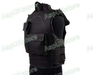 Wargame Paintball Tactical SDU Body Armor Vest Black G  