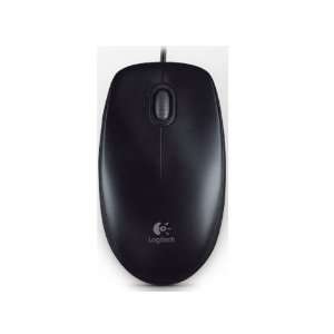 LOGITECH OEM B100 Mouse Optical 3 Wired USB Comfort In Hand Smooth 