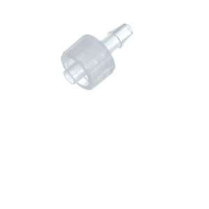 Male luer with lock ring x 3/16 hose barb, PP, 25/pk:  