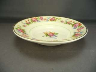 Salem Symphony Fruit Dish Pink Roses Floral Pattern  