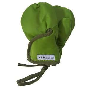  7 A.M. Enfant Classic Mittens 500, Kiwi/Army, Small Baby