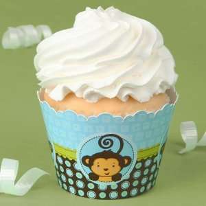  Monkey Boy   Birthday Party Cupcake Wrappers Toys & Games