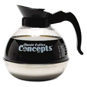  Coffee Concepts  12 Cup Unbreakable Coffee Decanter, Stainless 